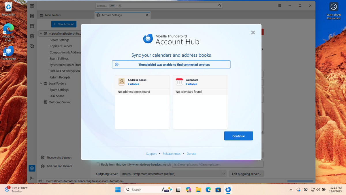 Skip calendar/address books